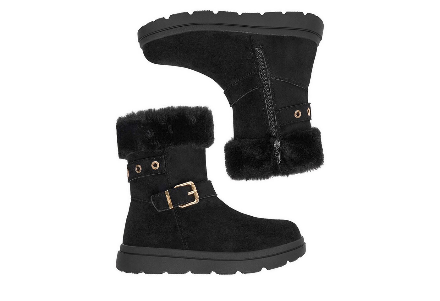 DeeZee Deezee Mädchen Stiefeletten 5907964535607 Schwarz Winterboots – Bild 4 von 4