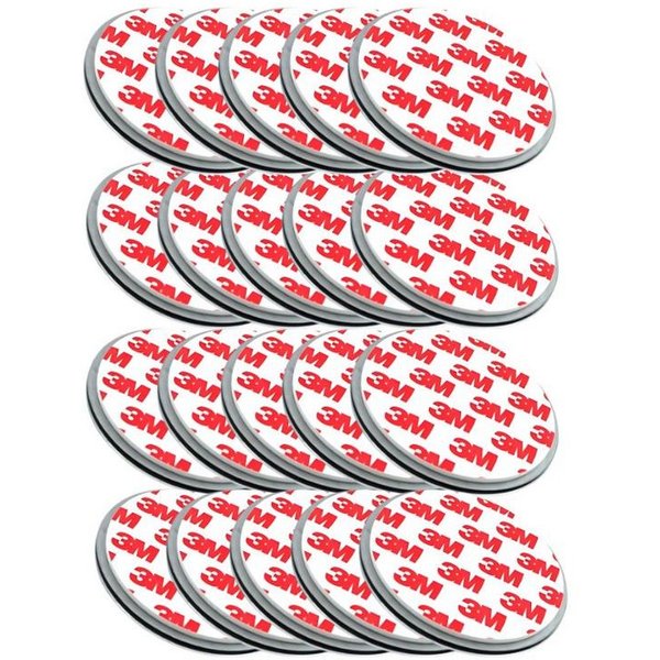 Defactoshop Magnethalter Magnetbefestigung Magnethalterung Magnetpad für Rauchmelder (10-St), Zur Befestigung Ihres Rauchmelders ohne Bohren oder Schrauben