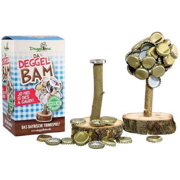 Deggelbam Magnethalter Das Original! Deckelbaum Kronkorkenhalter Magnetbaum (Geburtstagsgeschenk Männergeschenk, Weihnachtsgeschenk Vatertagsgeschenk), Handgema