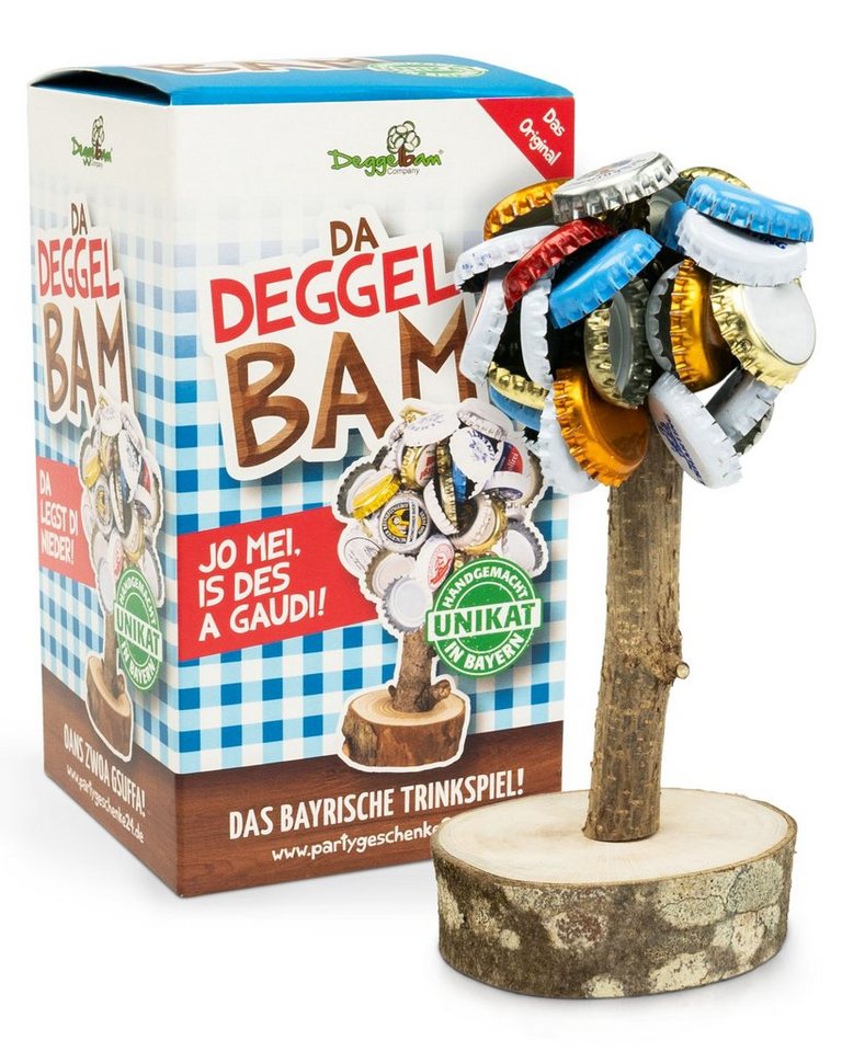 Deggelbam Magnethalter Das Original! Deckelbaum Kronkorkenhalter Magnetbaum (Geburtstagsgeschenk Männergeschenk, Weihnachtsgeschenk Vatertagsgeschenk), Handgema – Bild 2 von 5