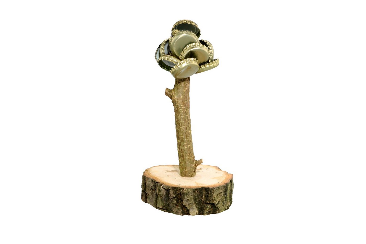 Deggelbam Magnethalter Das Original! Deckelbaum Kronkorkenhalter Magnetbaum (Geburtstagsgeschenk Männergeschenk, Weihnachtsgeschenk Vatertagsgeschenk), Handgema – Bild 3 von 5