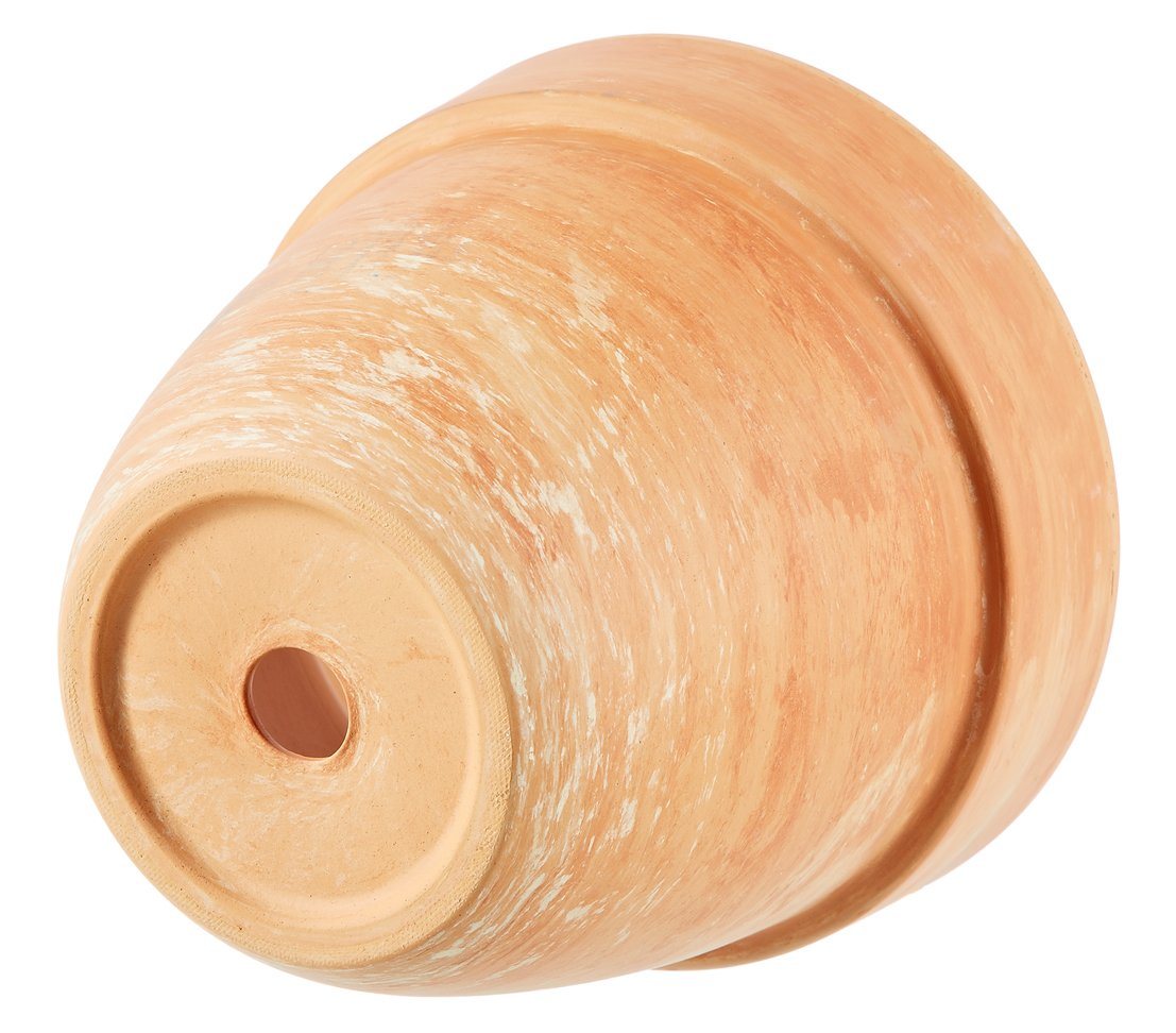 Dehner Blumentopf Levante, Terrakotta, marmoriert, orange – Bild 2 von 5