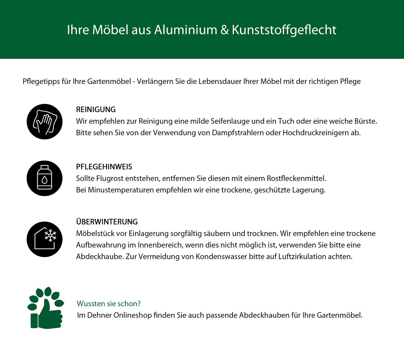 Dehner Gartenlounge-Set Lounge Tisch Tulum, Ø 71 cm, Höhe 40 cm, braun, Beistelltisch aus Kunststoffgeflecht und Aluminium mit Teakholzplatte – Bild 4 von 5