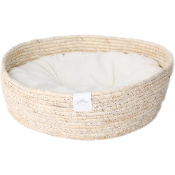 Dehner Tierbett Premium Kuschelbett Guter Schlaf, Naturmaterial, versch. Größen, exquisites, hochwertiges Hundebett / Katzenbett