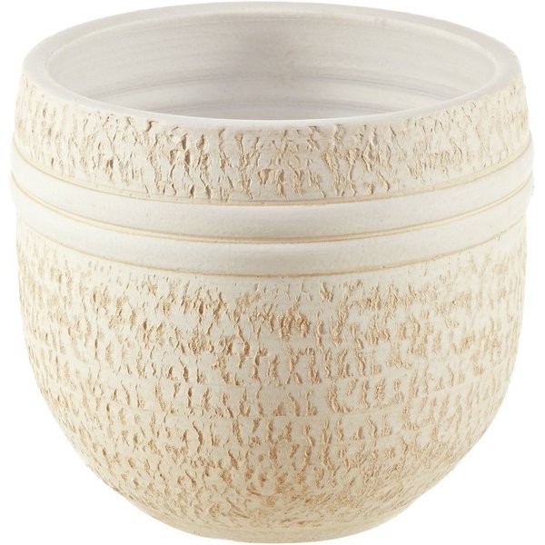 Dehner Übertopf Rustika Keramiktopf, rund, beige