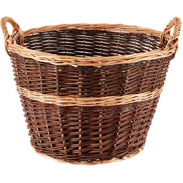 Dehner Weidenkorb Gartenkorb rund, versch. Größen, auch für Holz als Kaminkorb geeignet