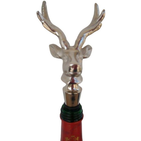 Deko-Impression Flaschenverschluss Sektflaschenverschluß, Weinflaschenverschluß, Flaschenverschluß Hirsch, (1-tlg)