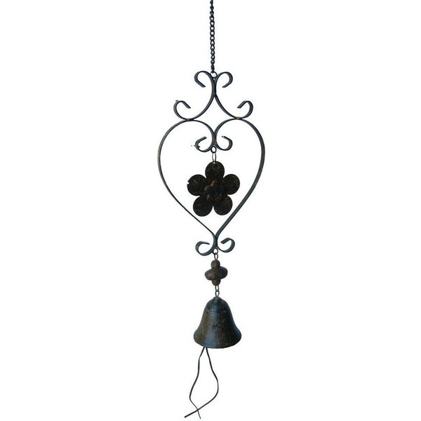 Deko-Impression Hängedekoration Traumhafter Deko-Hänger Glocke an Kette Türglocke Blatt 70 cm (1 St)