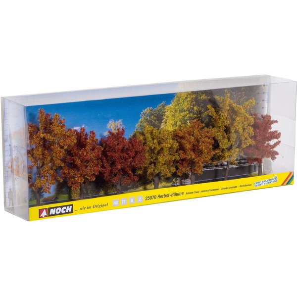 NOCH Dekobaum NOCH Herbstbäume, 7 Stück, ca. 8 - 10 cm, realisti