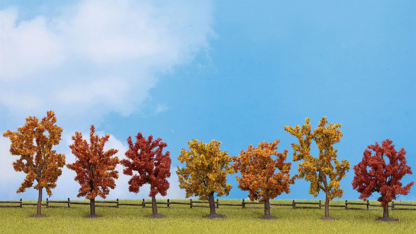 NOCH Dekobaum NOCH Herbstbäume, 7 Stück, ca. 8 - 10 cm, realisti – Bild 2 von 2