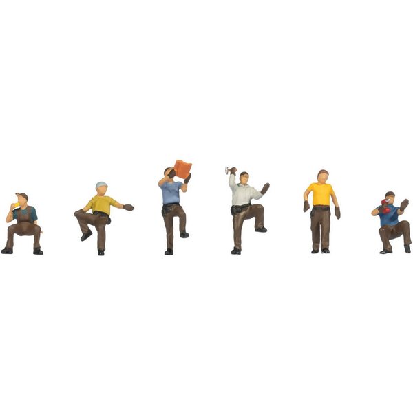 NOCH Dekofigur NOCH Dachdecker, handbemalte Modellbahnfiguren, H0
