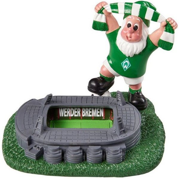 Werder Bremen Dekofigur SV Werder Bremen Gartenzwerg Stadion klein