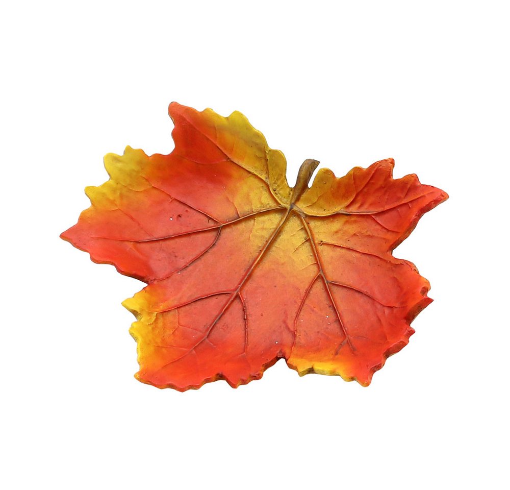 Dekohelden24 Dekoschale Herbstblatt - Herbstschale - Dekoschale in Blattform als 2 Schalen – Bild 3 von 4