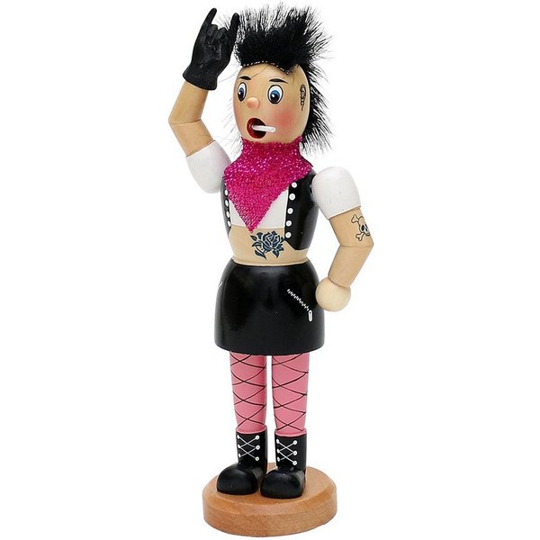 Dekohelden24 Räuchermännchen Rockiger Räuchermann / Räucherfrau, (1 St)