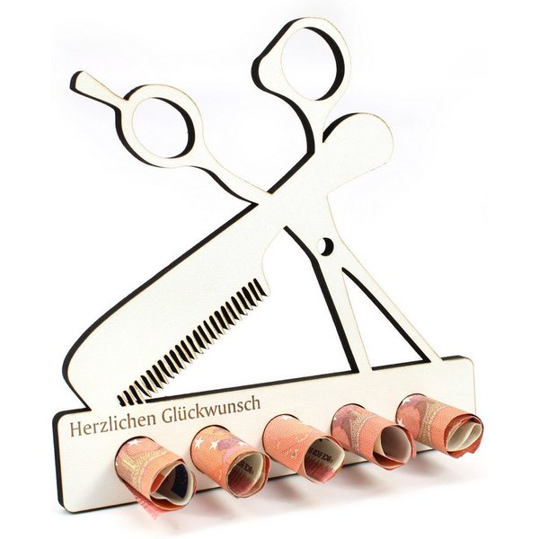 Dekolando Geschenkkarte Geschenk Friseur Barber Geldgeschenk Friseurgeschenk