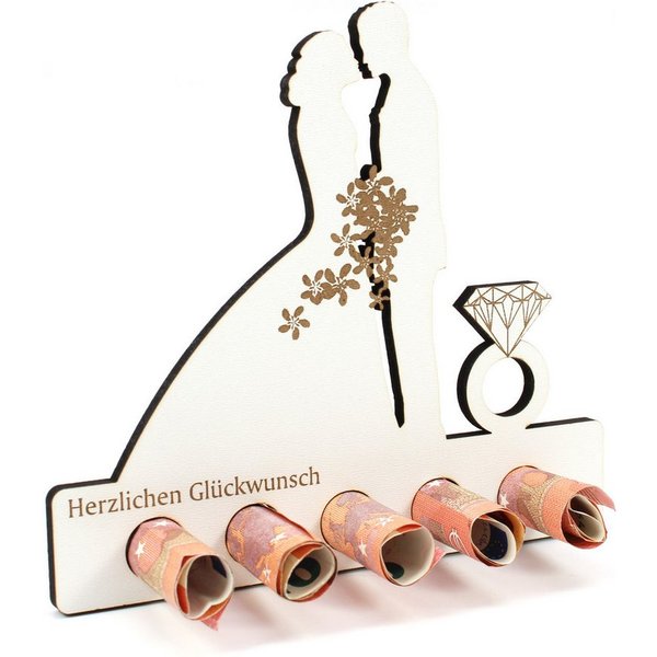 Dekolando Geschenkkarte Geschenk Hochzeit Geldgeschenk Brautpaar Hochzeitsgeschenk