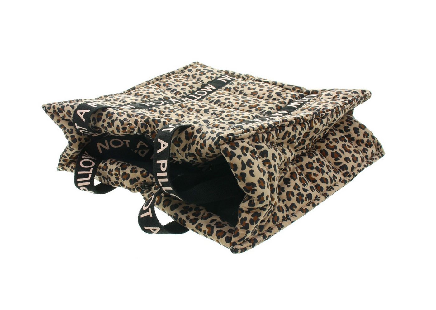 Dekoleidenschaft Einkaufsshopper "Leo" wattierte Tasche, Shopper, Einkaufstasche Leopardenmuster, Schultertasche, Tragetasche, Leopard Handtasche, Strandtasche – Bild 4 von 5