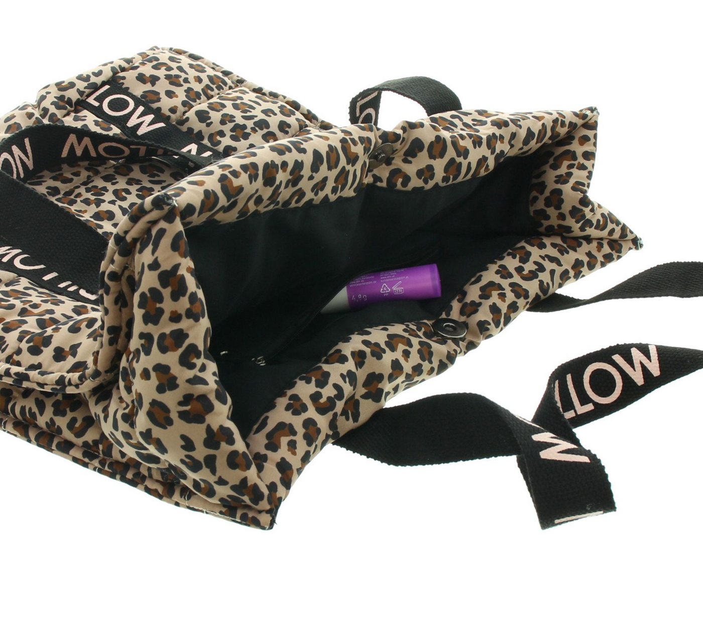 Dekoleidenschaft Einkaufsshopper "Leo" wattierte Tasche, Shopper, Einkaufstasche Leopardenmuster, Schultertasche, Tragetasche, Leopard Handtasche, Strandtasche – Bild 5 von 5