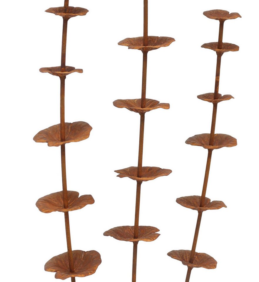 Dekoleidenschaft Gartenstecker "Rostblume" Metall, Rost Finish, 96 cm hoch, Dekostecker Roststecker wetterfest, Outdoor Gartendeko für Draußen – Bild 5 von 5