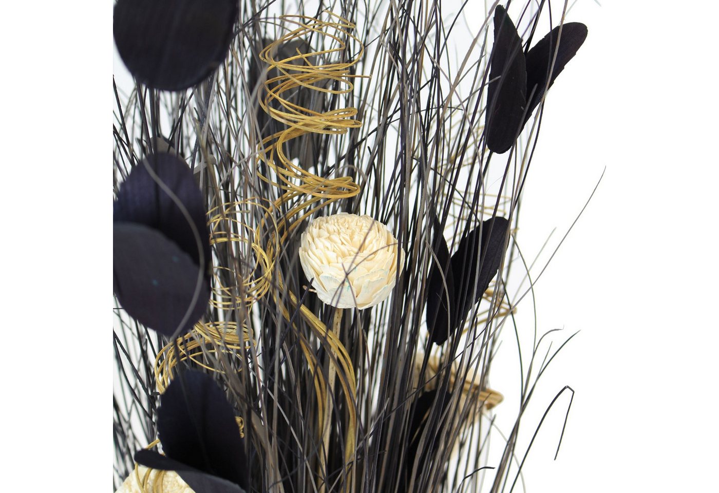 Kunstzweig Dekobündel "Anthrazit" grau + schwarz, ca. 100 cm hoch, Naturdeko, Dekoleidenschaft, Höhe 100 cm, Dekozweige, Kunstblumen, Trockenblumen, Gräserbünde – Bild 5 von 5