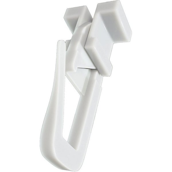 dekondo Gardinengleiter Duo X-Gleiter / Universalgleiter / Faltengleiter, mit drehbarem Kopf für 4 mm "oder" 6 mm breite Laufnut/Profilschlitz Ihrer Gardinensch