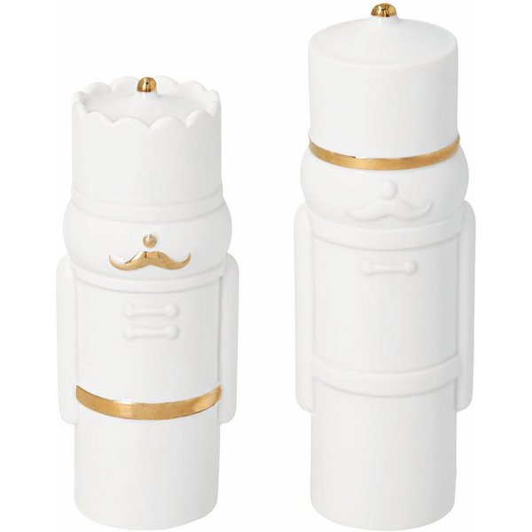 Räder Design Dekoobjekt Nussknacker Figuren Set von räder design – 2 dekorative Weihnachtsfigu