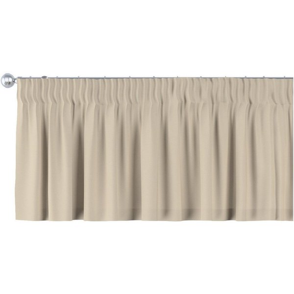 Dekoria Vorhang mit Kräuselband 130 x 40 cm, Cotton Panama