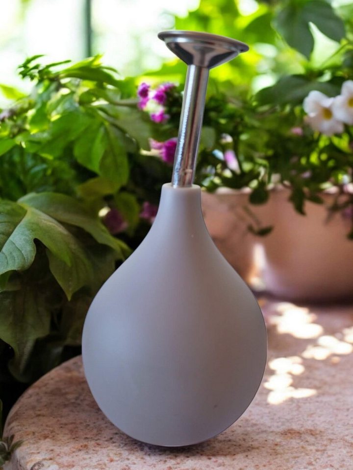 Dekowunder Gießkanne KLEIN GRAU Pflanzen Sprüher 240 ml – Zerstäuber für Blumen & Pflanzen – Bild 5 von 5