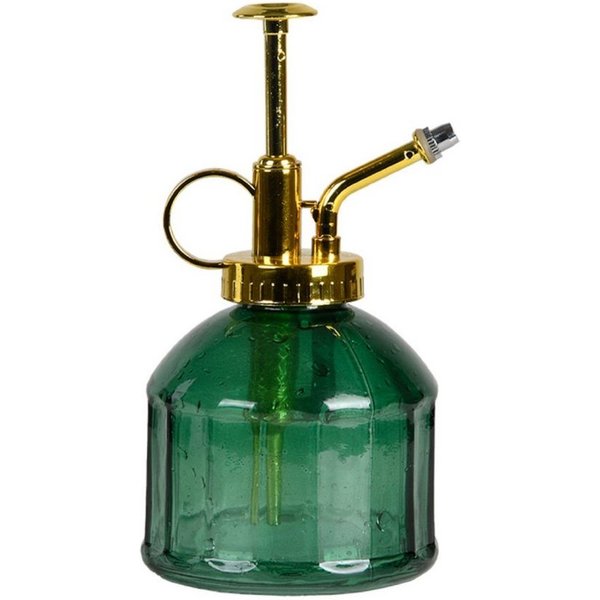 Dekowunder Zerstäuberflasche Pflanzen Blumen Sprüher Glas Zerstäuber Hand gold grün Wasser Nebel