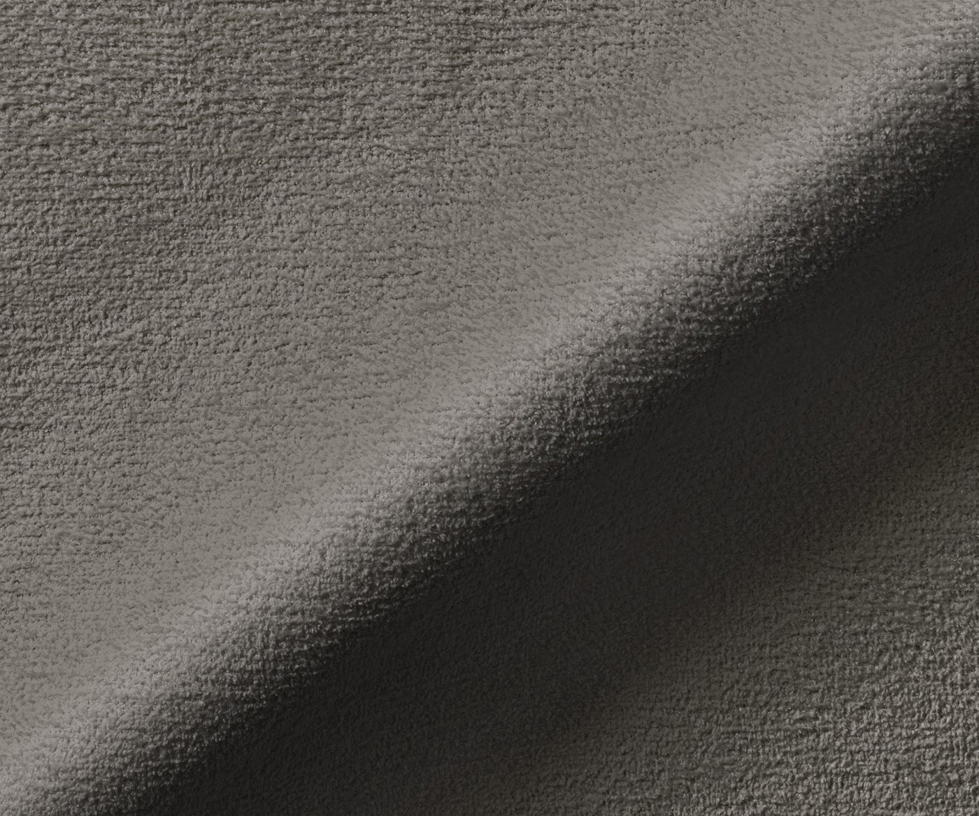 DELIFE Polsterstuhl Yago-Flex, mit Armlehnen Kreuzgestell breit Effektfinish Titan Bouclé Soft Schlam – Bild 4 von 5