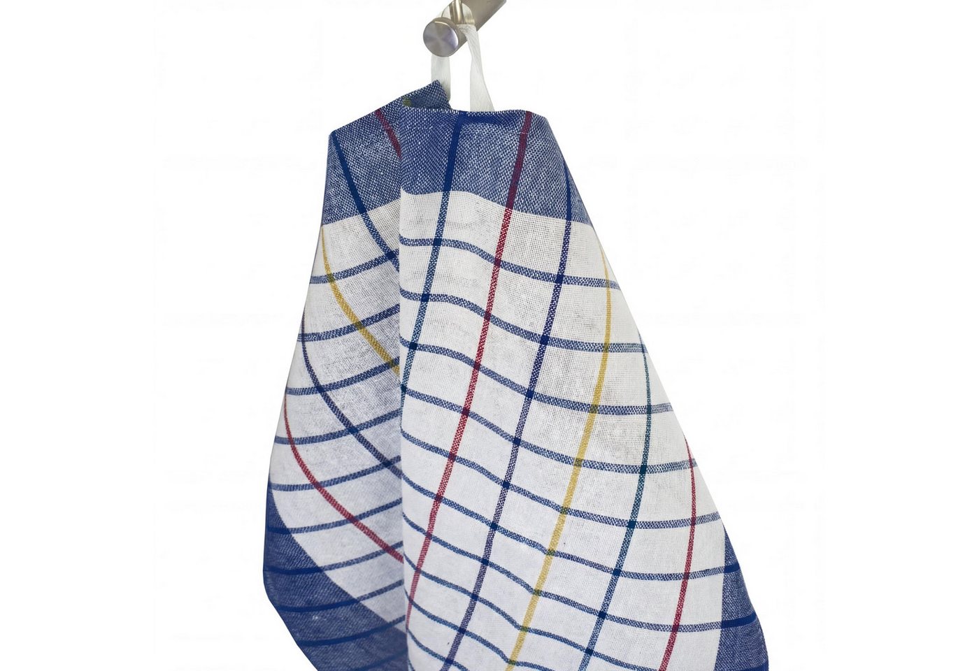 Delindo Lifestyle Geschirrtuch Bern, 10er Set, Baumwolle, Saugstarke Küchentücher, Kariert, 50x70 cm – Bild 3 von 5