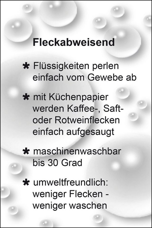 Delindo Lifestyle Mitteldecke WIEN, Fleckabweisend, pflegeleicht, 180 g/m² – Bild 3 von 4