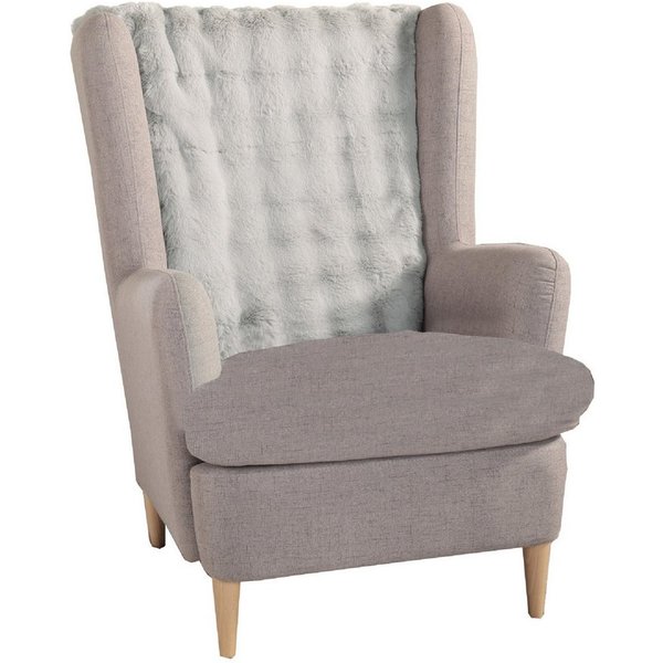 Delindo Lifestyle Sesselschoner Kuscheliger Webpelt Sesselschoner/Sofaschoner, Webpelz Sesselüberwurf/Sofaüberwurf