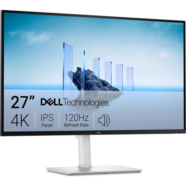 Dell 4K UHD Monitor IPS, 120 Hz, FreeSync HDMI 2.1 DisplayPort 1.4 LED-Monitor (68,6 cm/27 ", 3840 x 2160 px, 4K Ultra HD, 8 ms Reaktionszeit, 120 Hz, IPS, höhe