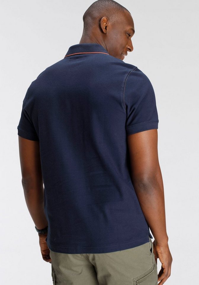 DELMAO Poloshirt Kurzarm, mit Rippbündchen, Polokragen – Bild 2 von 5