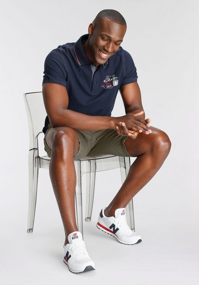 DELMAO Poloshirt Kurzarm, mit Rippbündchen, Polokragen – Bild 5 von 5