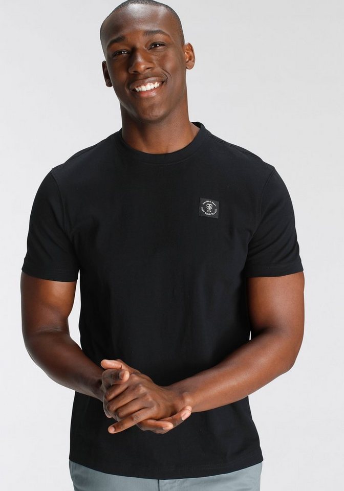 DELMAO Rundhalsshirt Kurzarm, Regular Fit, basic, aus 100% Baumwolle – Bild 2 von 5