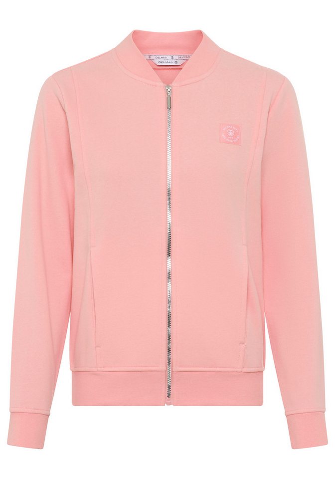 DELMAO Sweatjacke in modischer Bomberjacken-Form – Bild 4 von 5