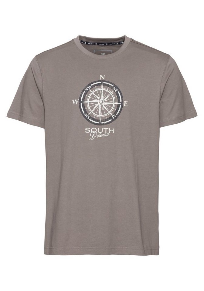 DELMAO T-Shirt Kurzarm, bedruckt, Rundhals, aus Baumwolle – Bild 5 von 5