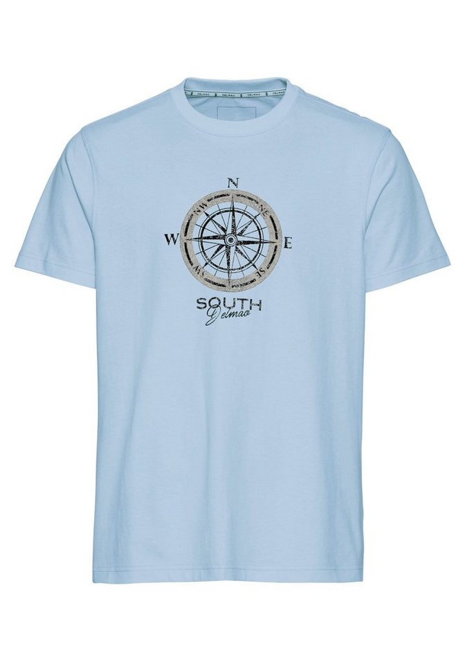 DELMAO T-Shirt Kurzarm, bedruckt, Rundhals, aus Baumwolle – Bild 5 von 5