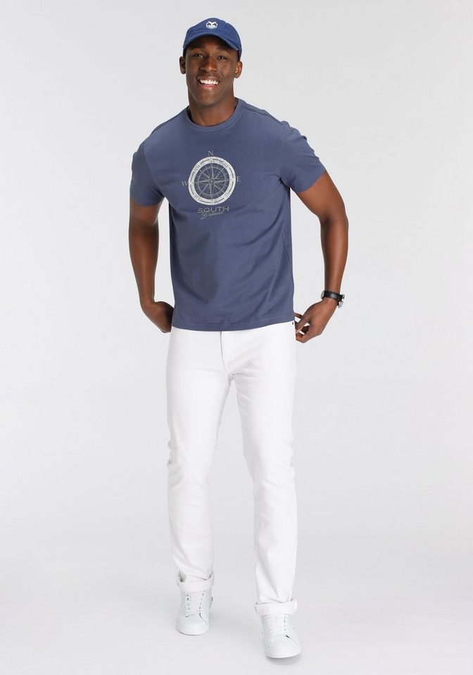 DELMAO T-Shirt Kurzarm, bedruckt, Rundhals, aus Baumwolle – Bild 5 von 5