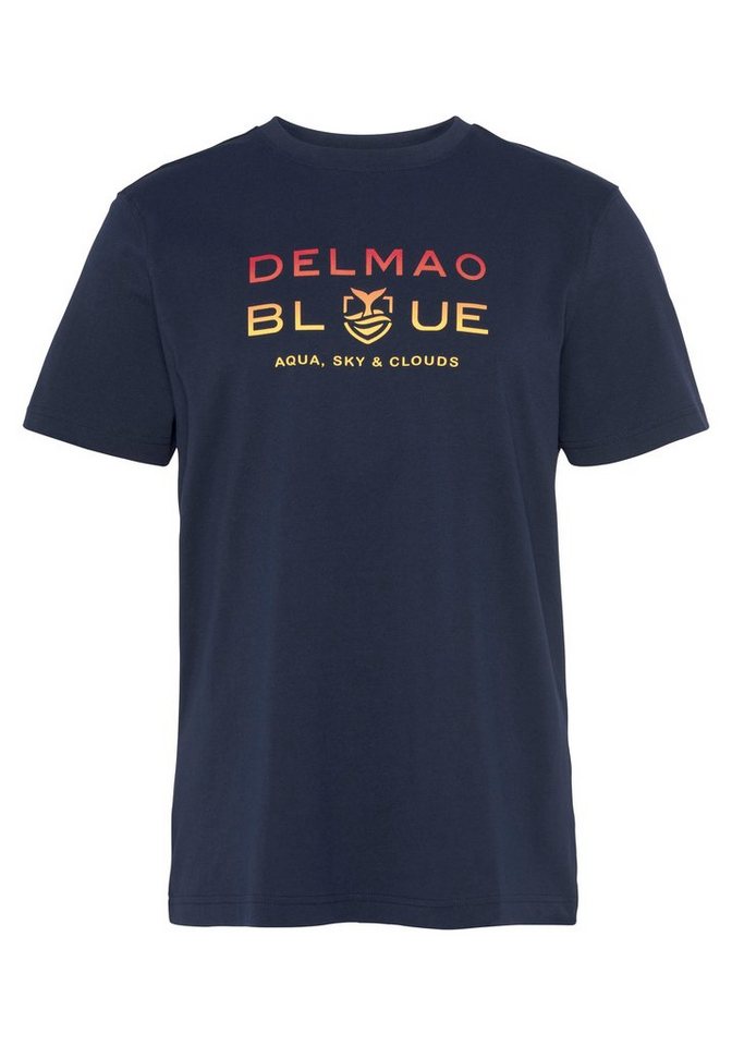 DELMAO T-Shirt Kurzarm, bedruckt, Rundhals, aus 100% Baumwolle – Bild 5 von 5