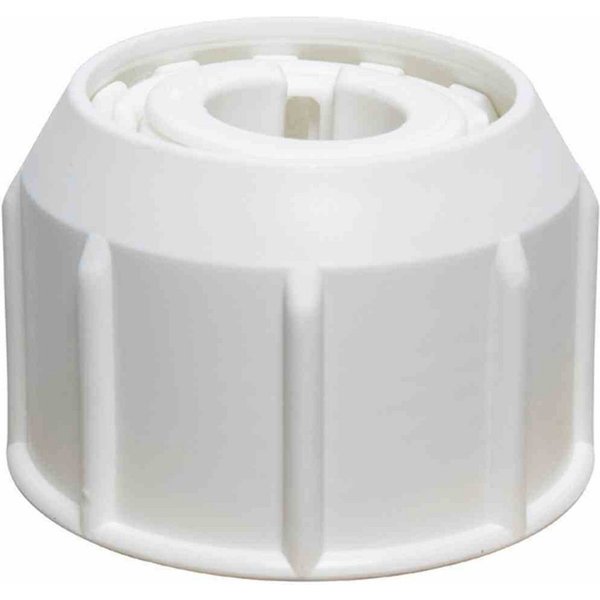Delschen Sonnenschirm Überwurfmutter mit Adapterset, für Schirmstöcke Ø 26-55 mm, 5-teilig (1 Set)