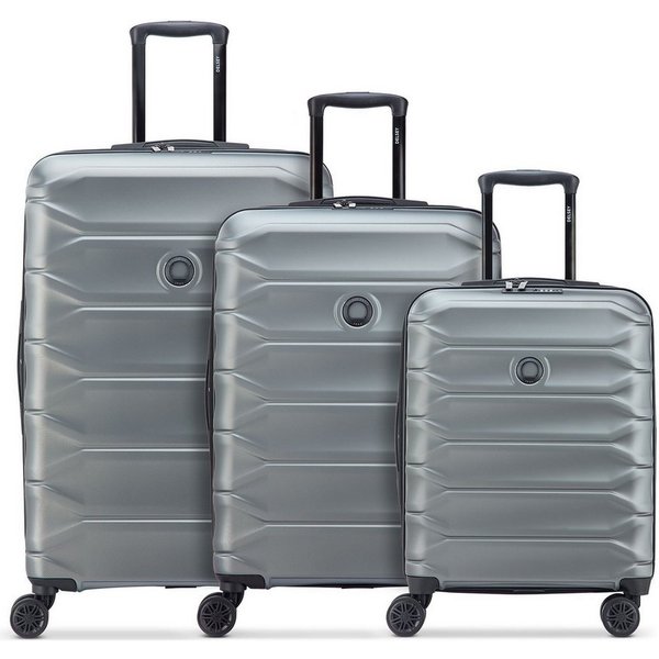 Delsey Paris Trolleyset Meteor, 4 Rollen, (3-teilig, 3 tlg), ABS