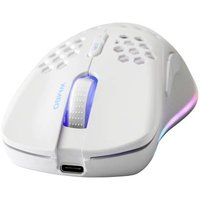 Deltaco Gaming Maus USB, RGB, weiß