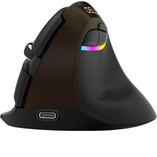 Delux Delux M618Mini Gold Ergonomische Maus (USB / Bluetooth / 2,4 GHz) Bluetooth-Kopfhörer