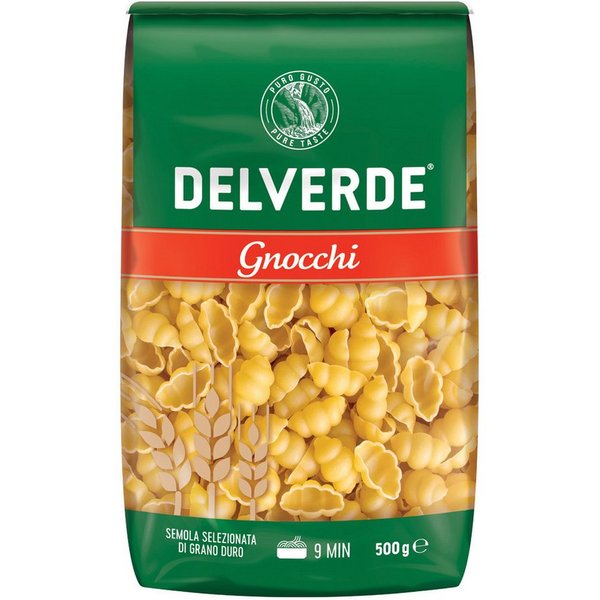 DELVERDE Nudeln, Delverde Gnocchi Semola Selezionata di Grano Duro Classic Pasta 500g