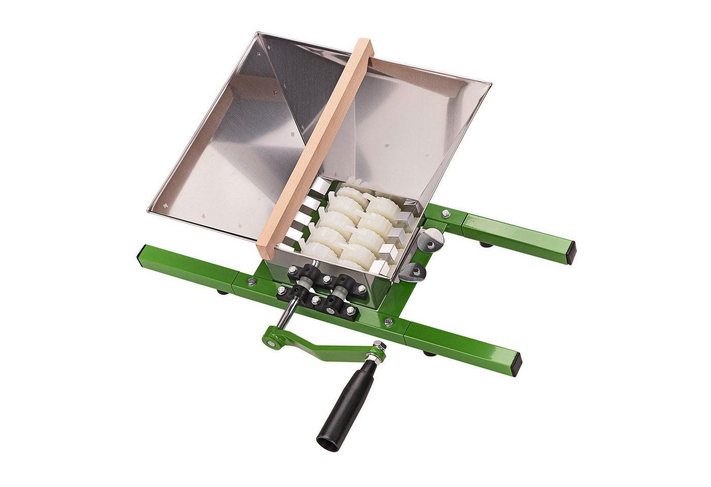 DEMA Entsafter Obstmühle Eco, 7 Liter, Edelstahl-Trichter mit Handkurbel – Bild 3 von 5