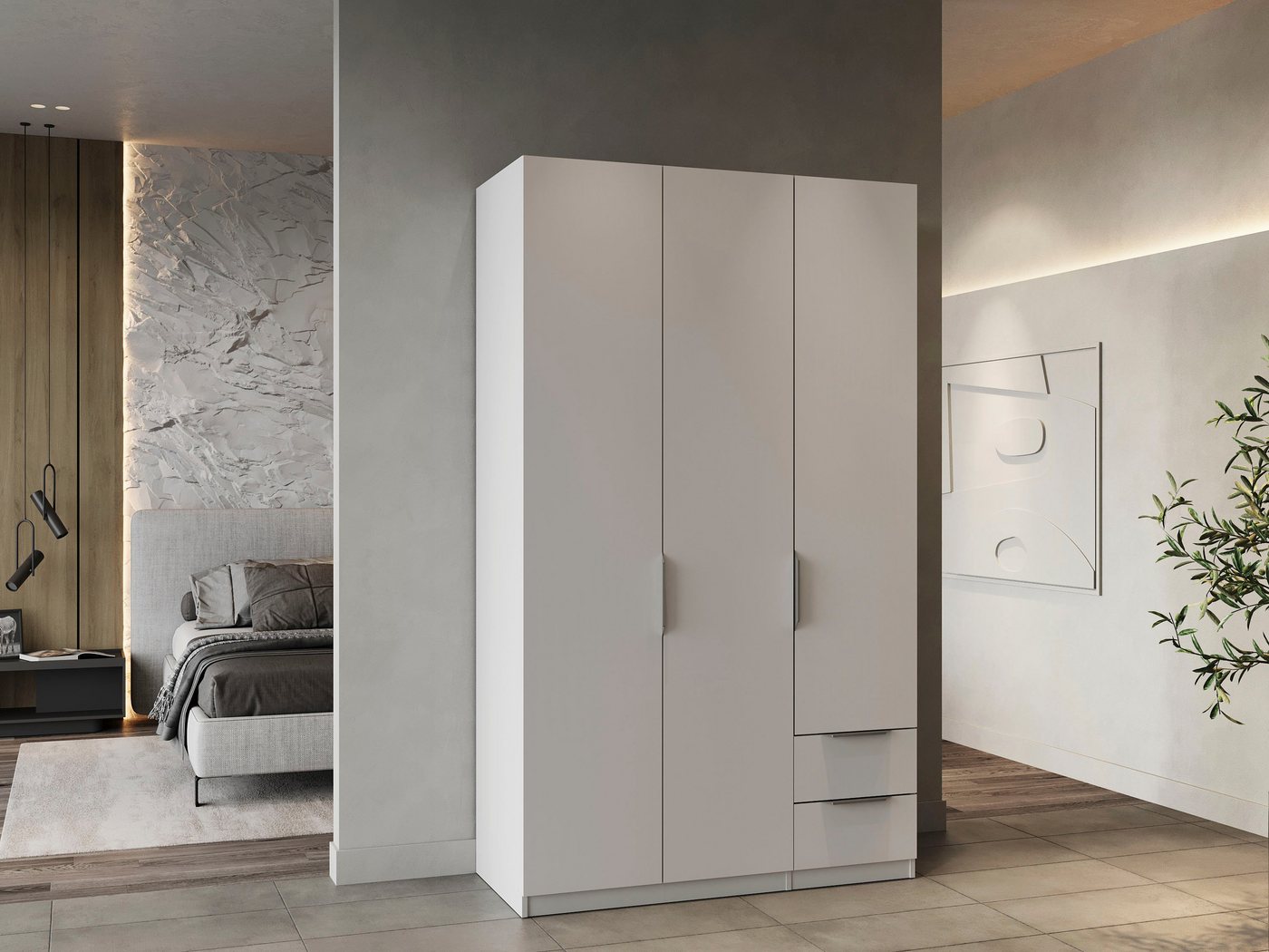 Demeyere GROUP Kleiderschrank Ghost Breite ca. 120cm, Höhe ca. 200cm – Bild 2 von 5