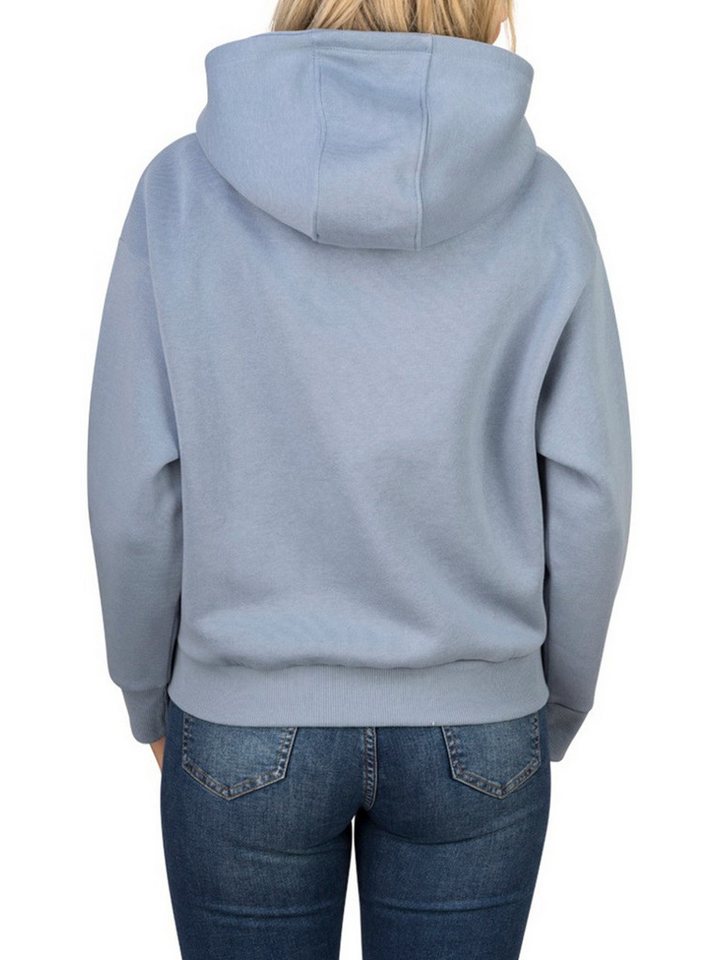 DENIMFY Kapuzenpullover Damen Hoodie DFEmily Oversize Sweatshirt mit Logoprint – Bild 2 von 4